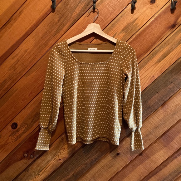 Madewell Mustard fall tight sweater - Picture 1 of 5